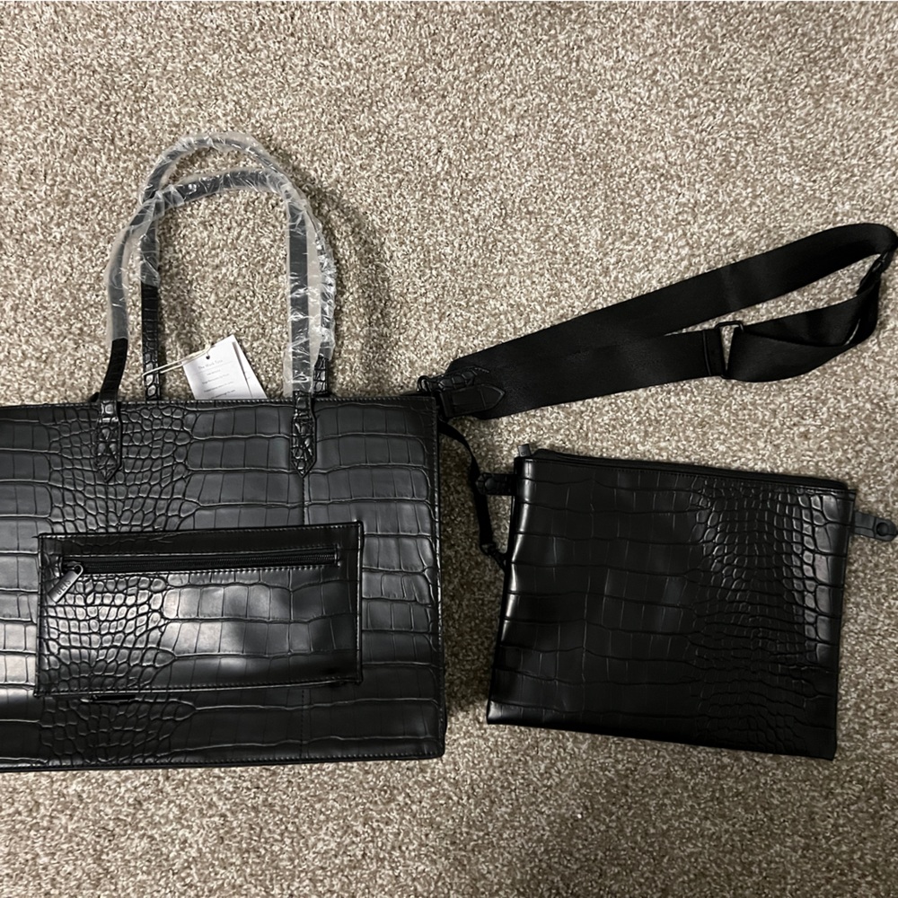 BEIS Black Tote Bag for Everyday Use